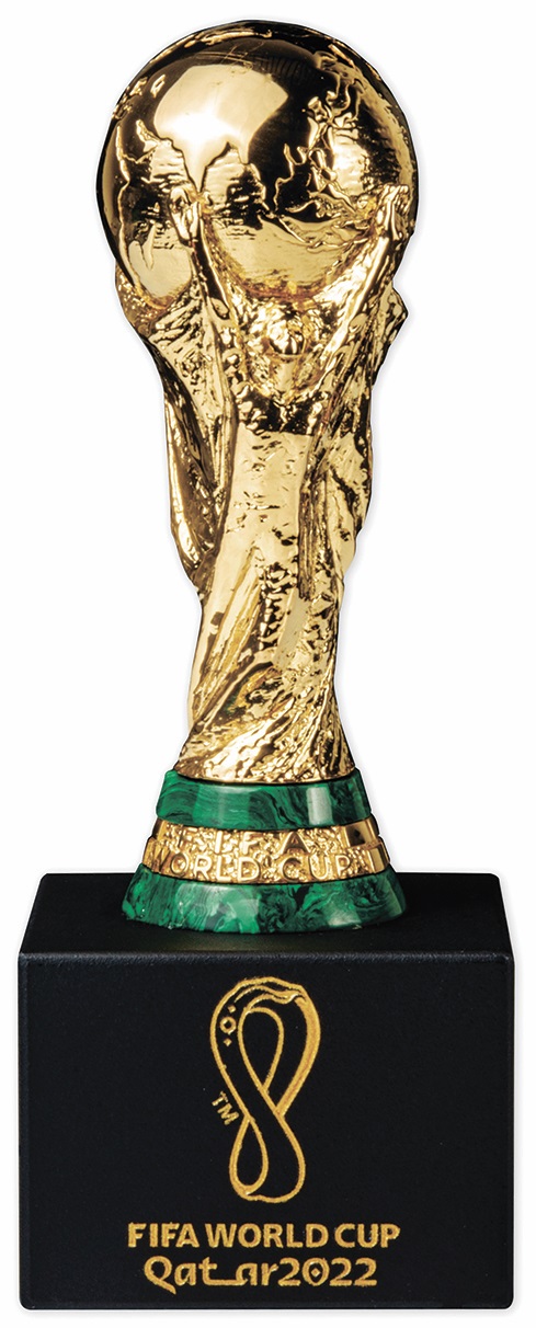 スポニチプラス α オンラインショップ / FIFAワールドカップ優勝トロフィー(中)（3Dレプリカ）2022年カタール大会