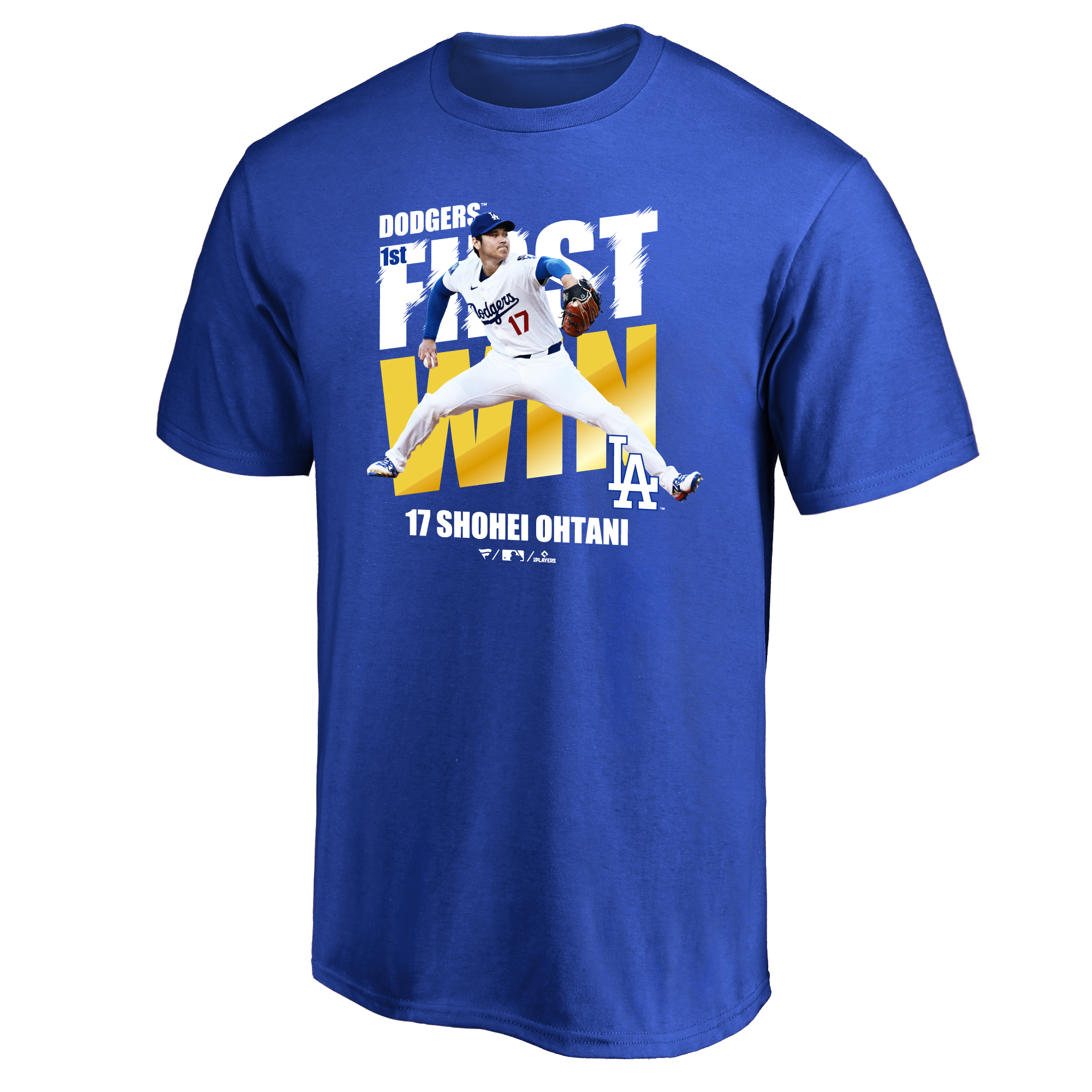 大谷翔平 ロサンゼルスドジャース 初勝利記念Tシャツ